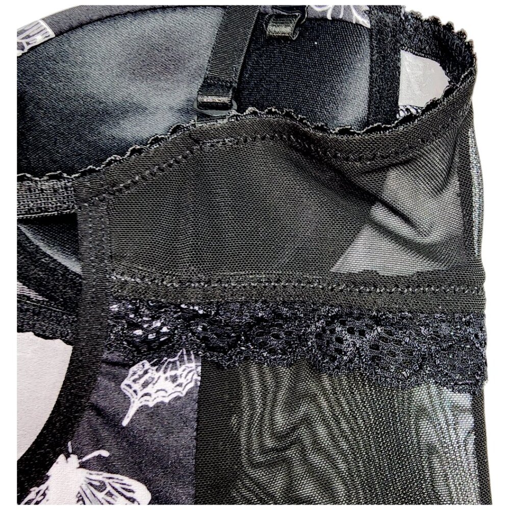 Jessica Simpson intimates  Babydoll Lingerie- SMALL- Black & White- Women's - Picture 11 of 14